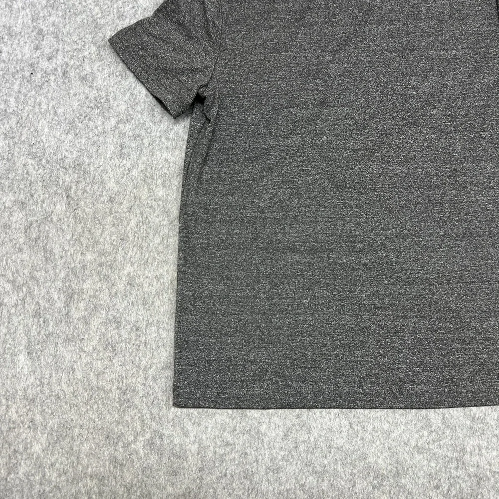 01.‎ ALGO Shirt Boys 8-10 Gray Short Sleeve Crewneck Stretch Athletic Youth